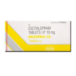 Rexipra 10 mg with Escitalopram