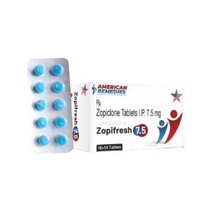 Zopifresh 7.5mg Zopiclone tablet in blister pack
