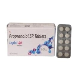 Propranolol 40 mg for heart problems, anxiety and migraine