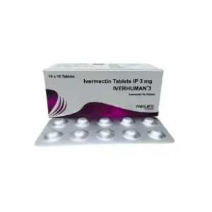 Iverhuman 3mg Ivermectin tablets for human use in parasite treatment