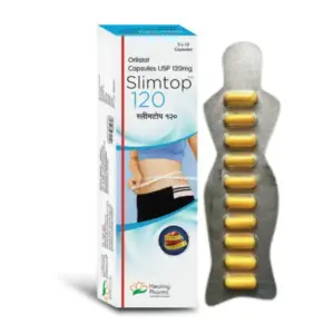 Slimtop 120mg contains Orlistat for weight Loss