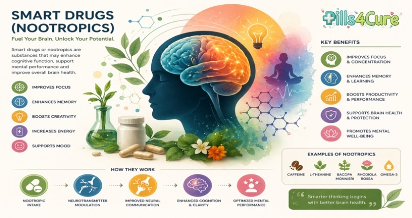Smart Drugs: Benefits, Uses, Safety, and Key Information