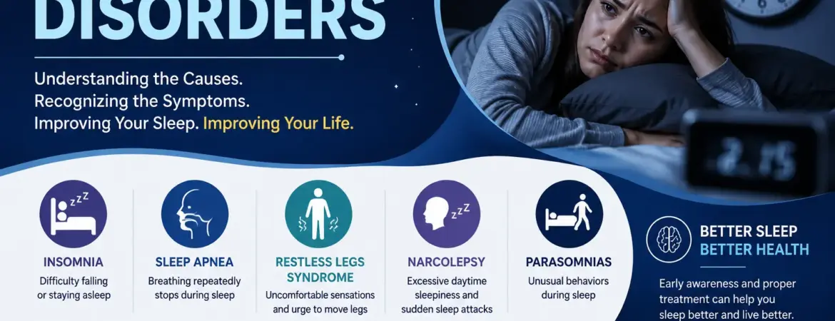 Sleep Disorders: Causes, Symptoms, Types, and Treatment