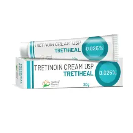 Tretiheal 0.025% Cream 20Gm