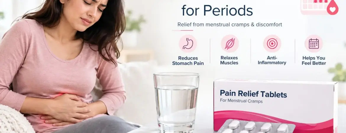 Stomach pain tablet for periods: What Helps?